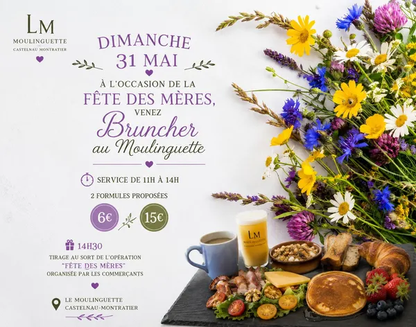 Brunch spécial fête des mères au Moulinguette