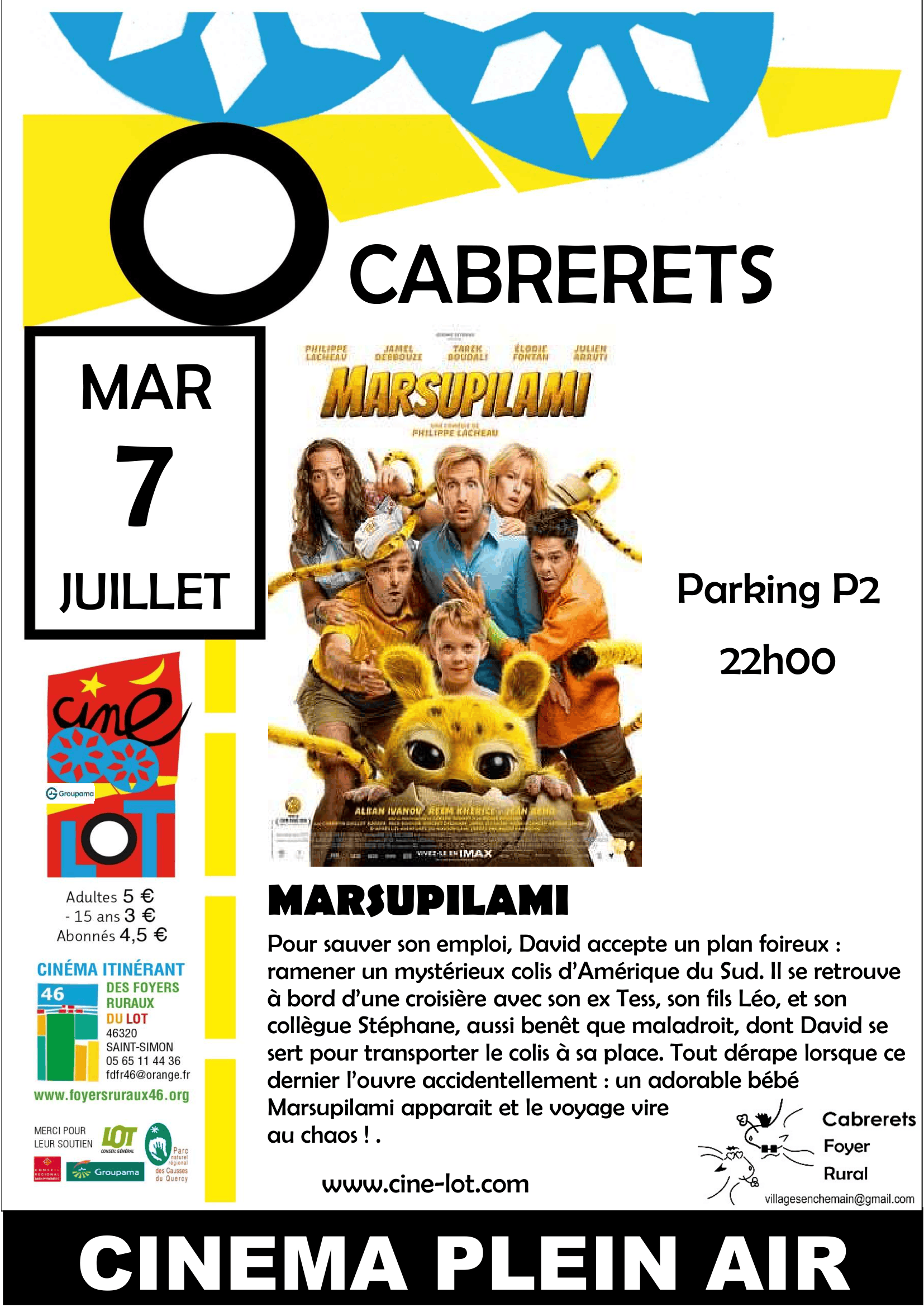 Cinéma en plein air : "Marsupilami"