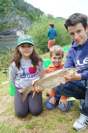 Atelier pêche par la société de pêche de Cajarc