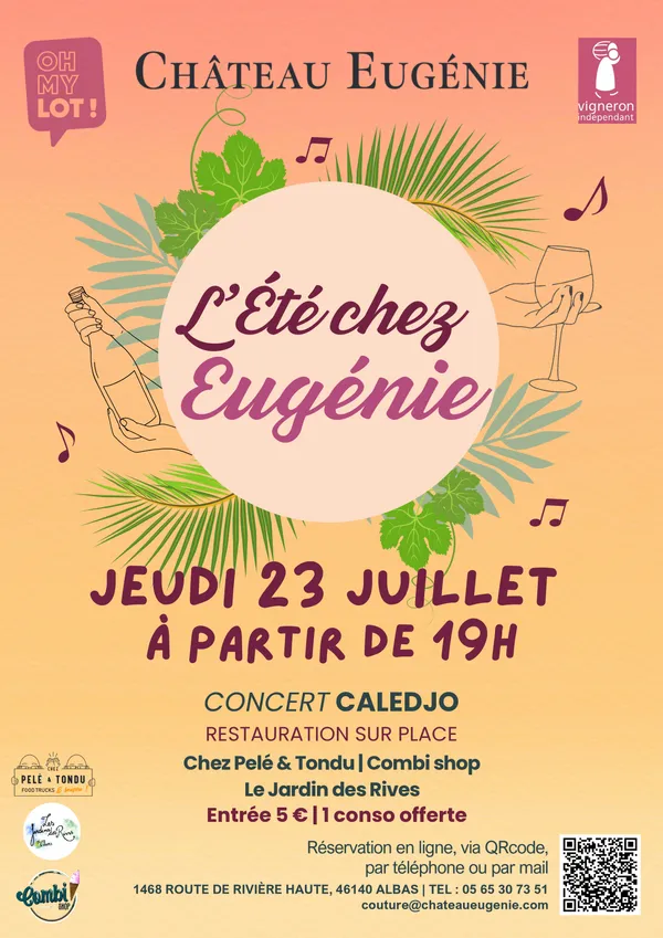 Soirée chez Eugénie avec Caledjo