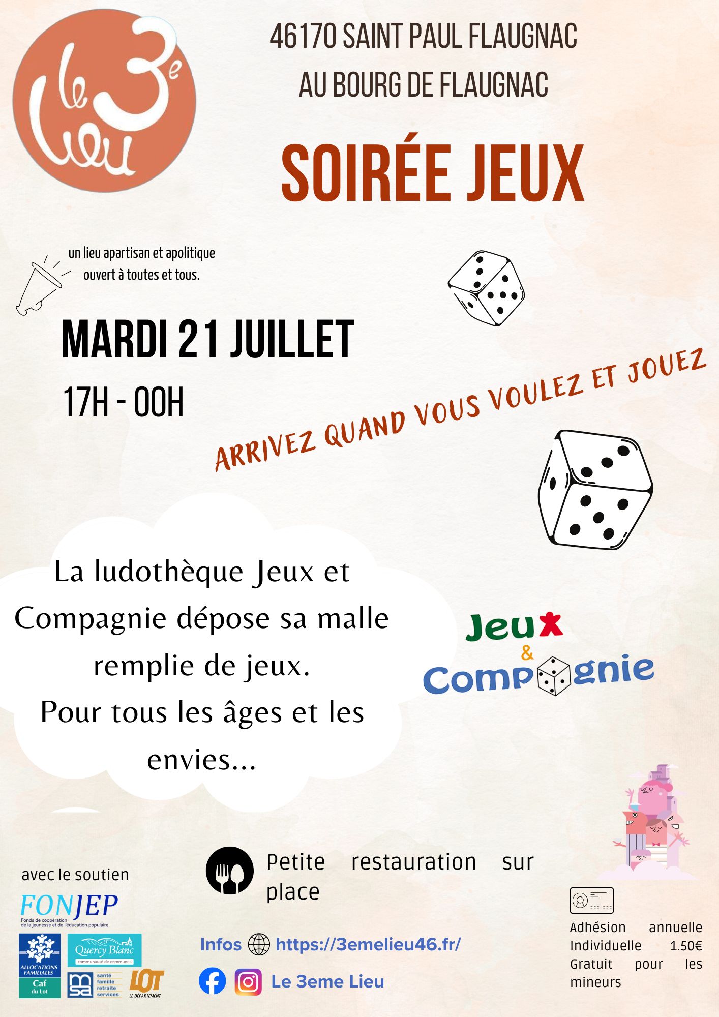 Soirée jeux de société