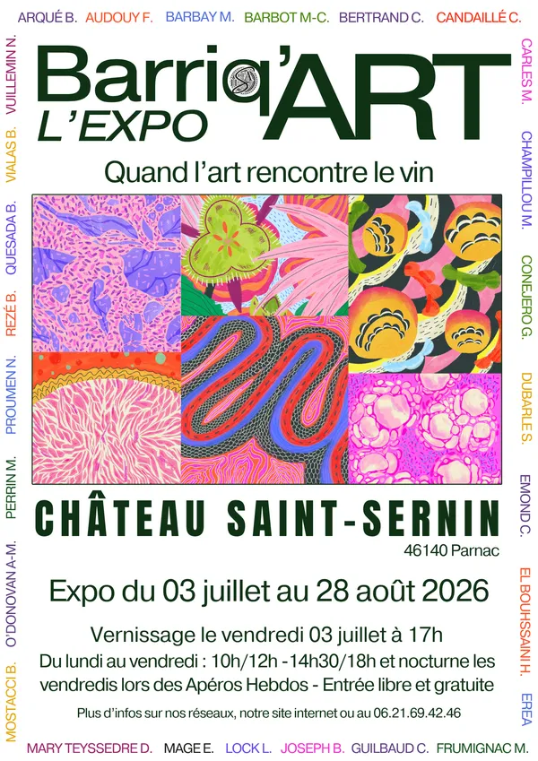 Exposition Barriq'Art au Château Saint-Sernin