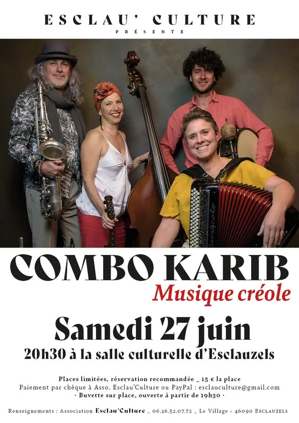 Esclau'Culture : Combo Karib - Musique Créole