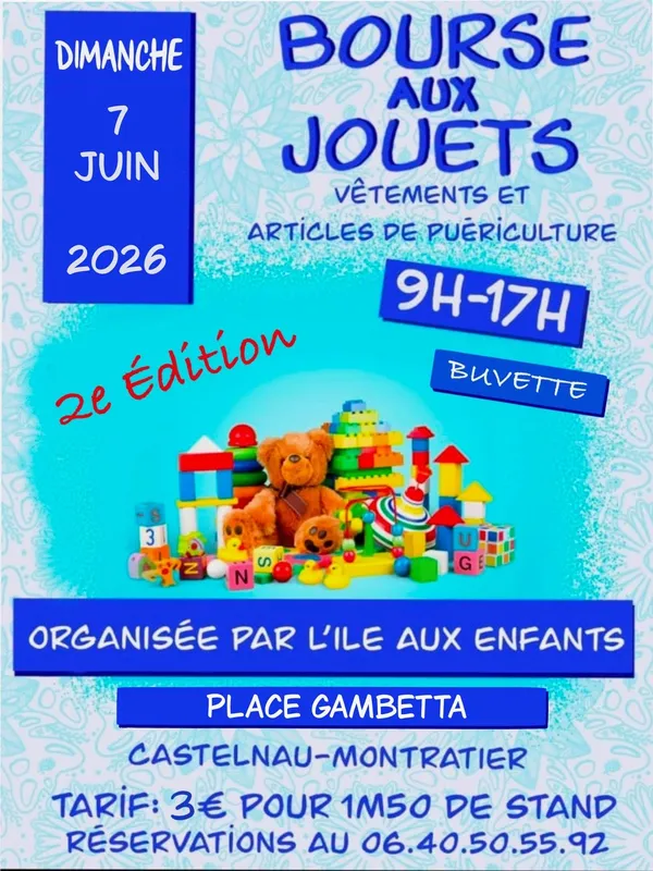 Bourse aux jouets à Castelnau-Montratier