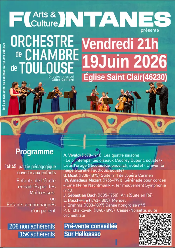 Concert de l'Orchestre de Chambre de Toulouse