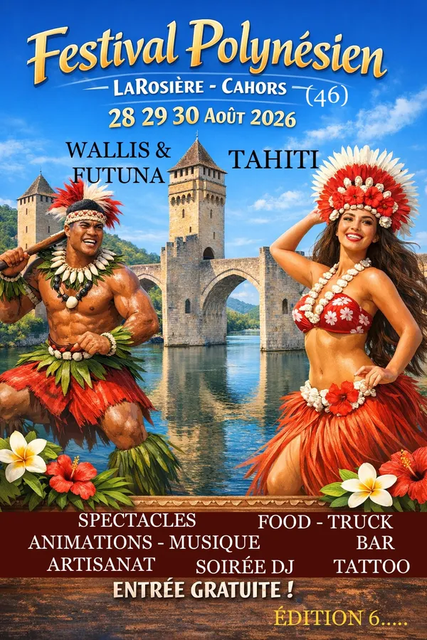 Festival de la Polynésie au quartier la Rosière à Cahors