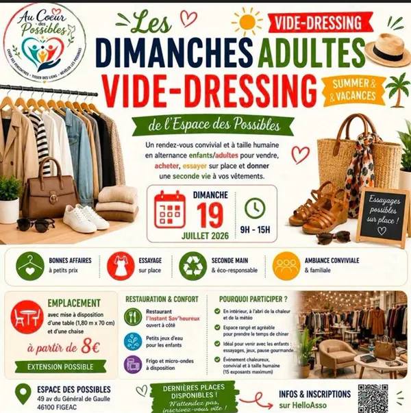 Vide-dressing adultes à Figeac