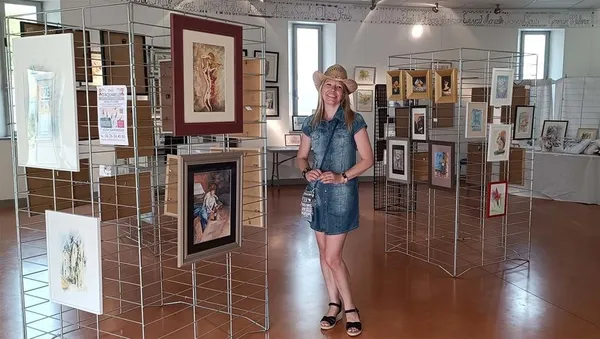 Exposition d'aquarelles de Sofia Johannissen et ses élèves