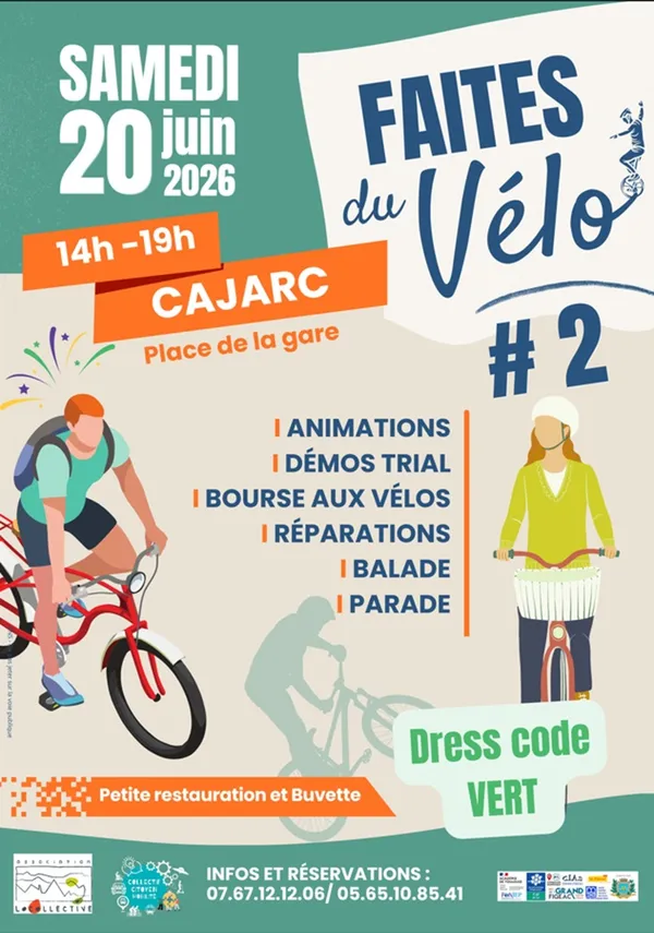 Faites du vélo à Cajarc