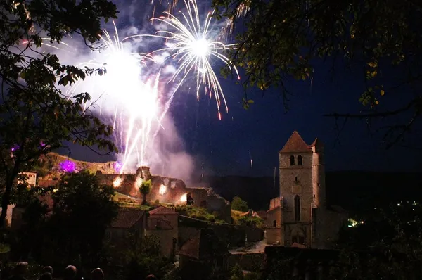 Feu d'Artifice à Saint-Cirq Lapopie