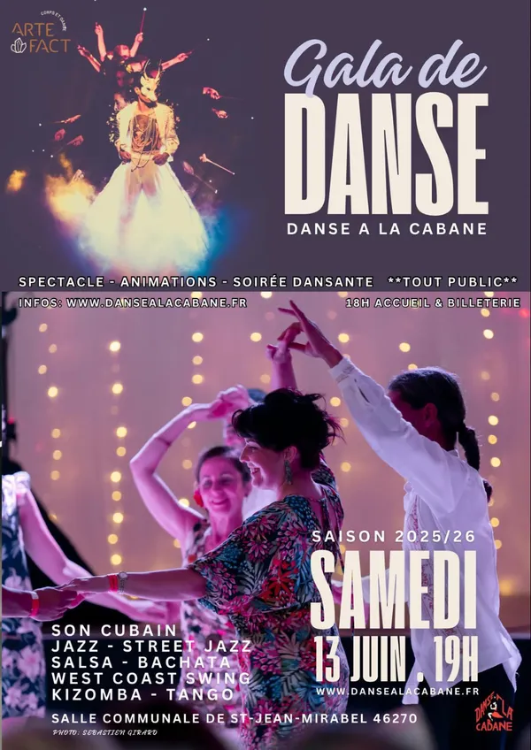Soirée Gala danse à Saint-jean-Mirabel
