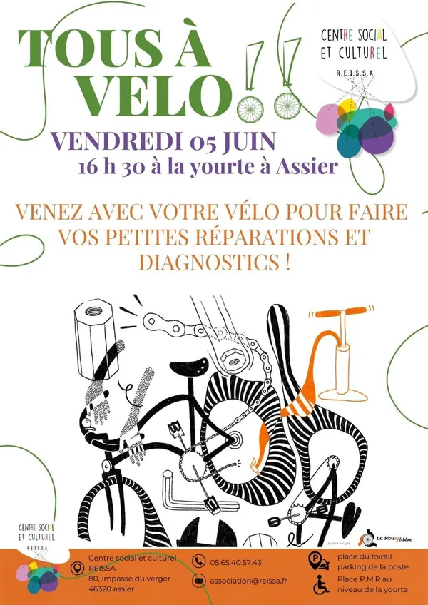 Tous à vélo à Assier