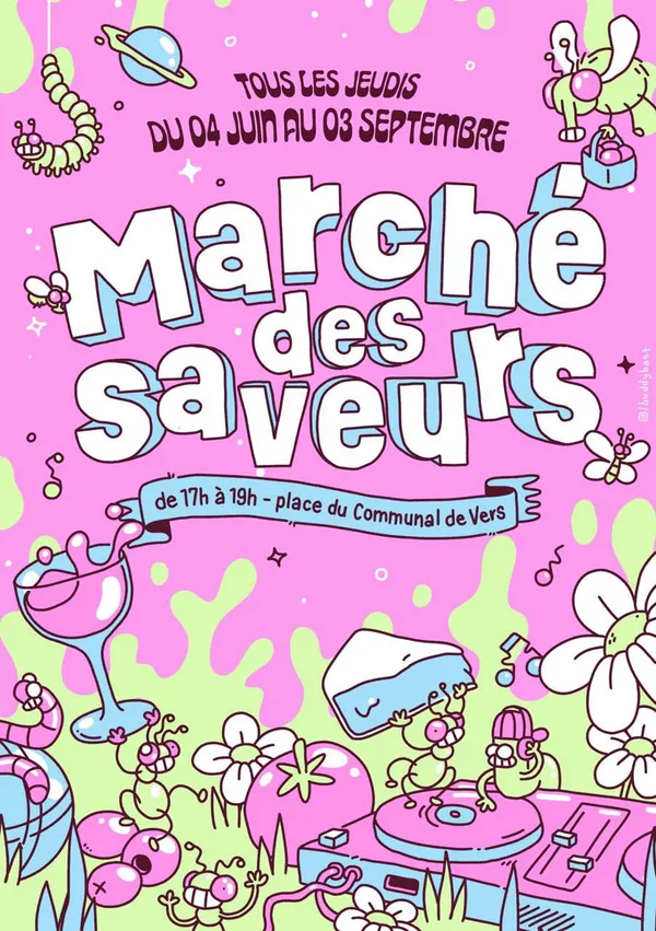 Marché des Saveurs à Vers