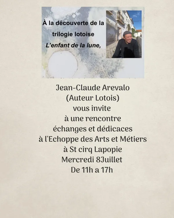 A la découverte de la trilogie lotoise : L'enfant de la lune par Jean-Claude Arévalo