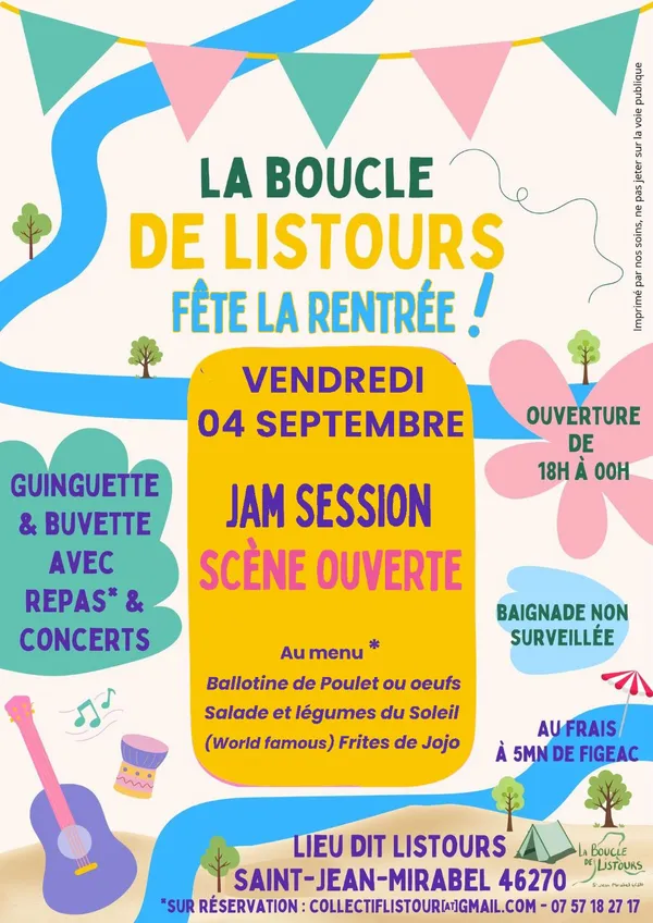 La guinguette de Listours, Saint-Jean-Mirabel