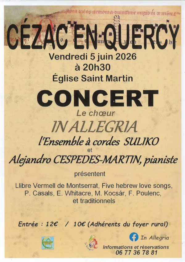Concert Choeur In Allegria