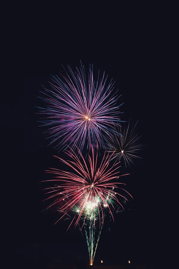Feux d'artifices de la fête de Miers