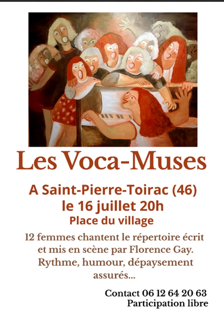 Concert groupe vocal les Voca-Muses