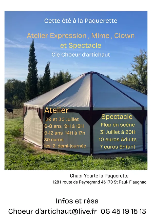 Spectacle de clown "Flop en scène"