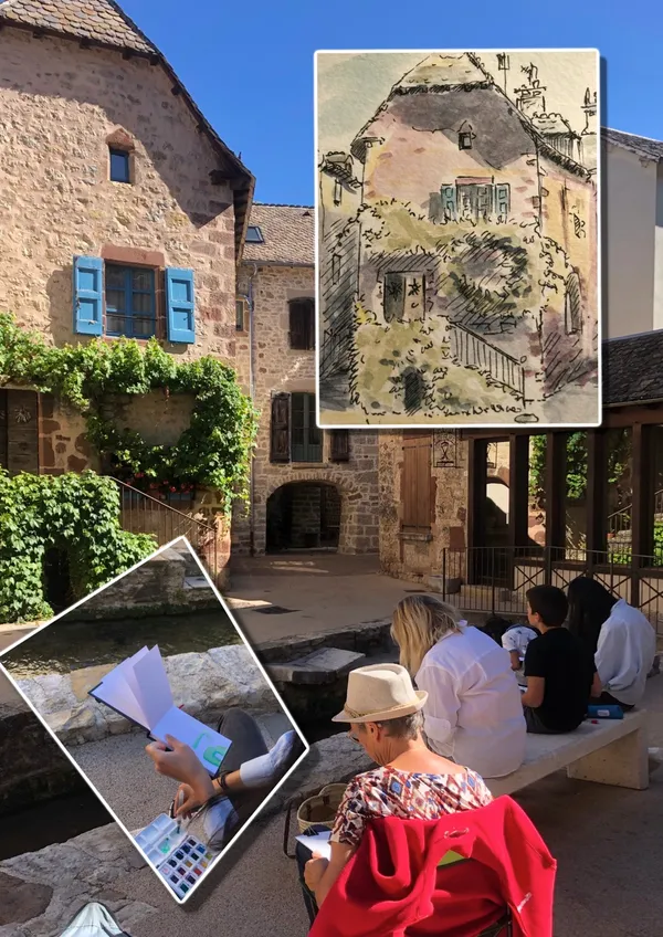 ATELIER CARNET DE VOYAGE : CROQUIS/AQUARELLE