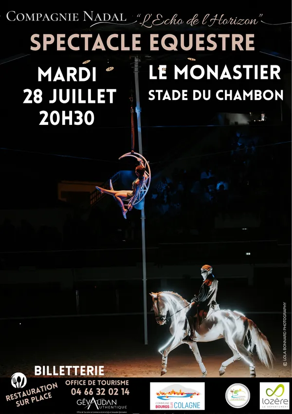 SPECTACLE ÉQUESTRE "L'ÉCHO DE L'HORIZON"