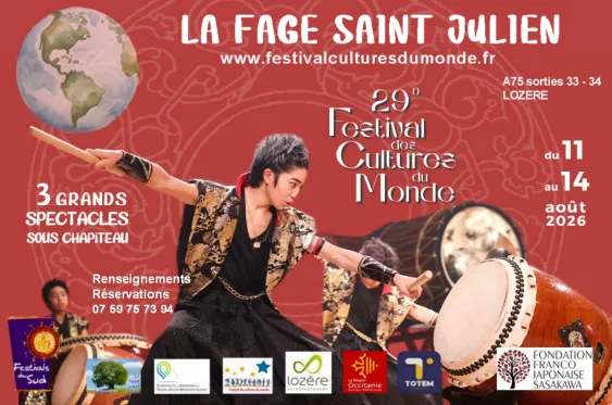 29ÈME FESTIVAL DES CULTURES DU MONDE DE LA FAGE SAINT JULIEN