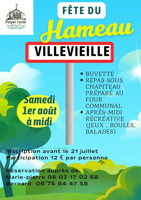FÊTE DU HAMEAU DE VILLEVIEILLE