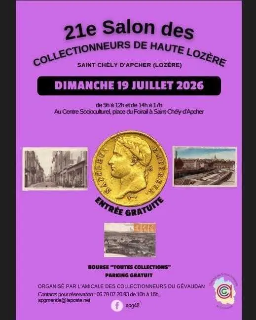 20ÈME SALON DES COLLECTIONNEURS DE HAUTE LOZÈRE