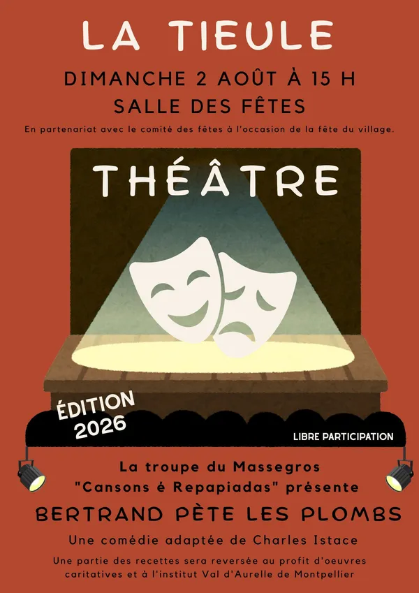 THÉÂTRE "BERTRAND PÈTE LES PLOMBS"