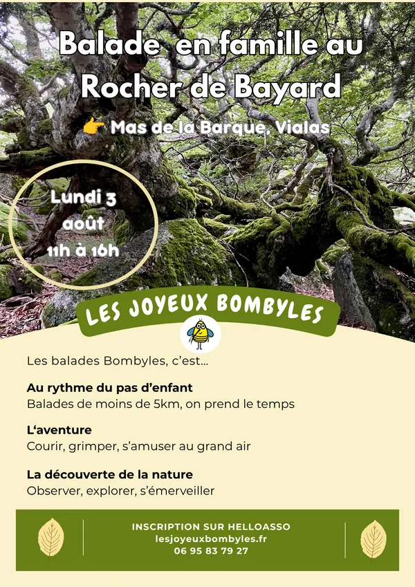 BALADE NATURE EN FAMILLE AU ROCHER DE BAYARD