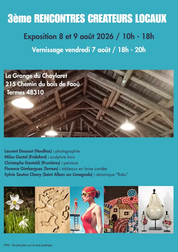 3ÈME RENCONTRES DES CRÉATEURS LOCAUX A TERMES