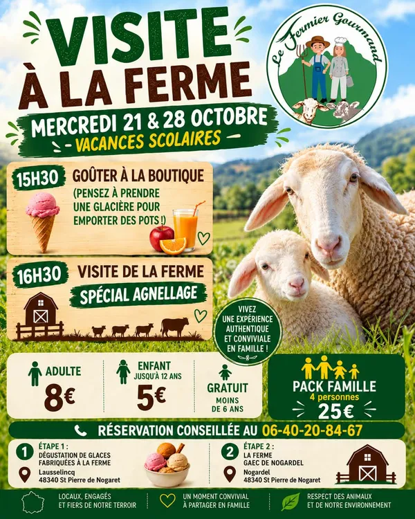 VISITE À LA FERME