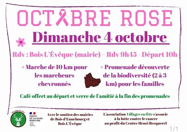 [Octobre Rose] Marche à Bois-d'Ennebourg