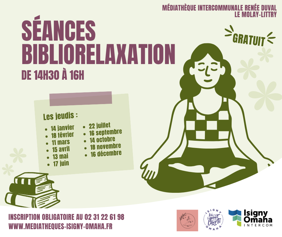 Séances de bibliorelaxation - Adultes