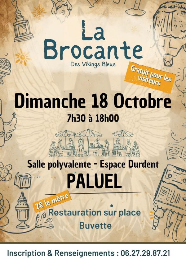 La brocante des vikings bleus