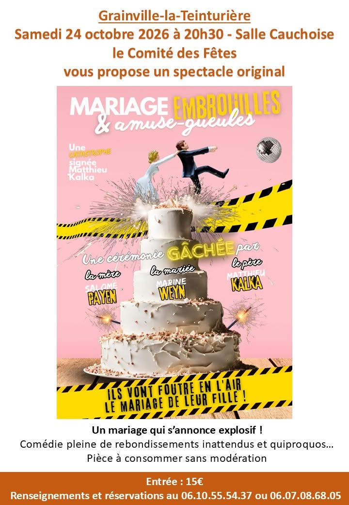 Spectacle "mariage, embrouilles et amuse-gueules"
