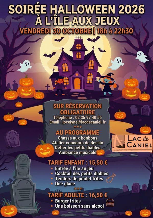 Soirée Halloween au Lac de Caniel