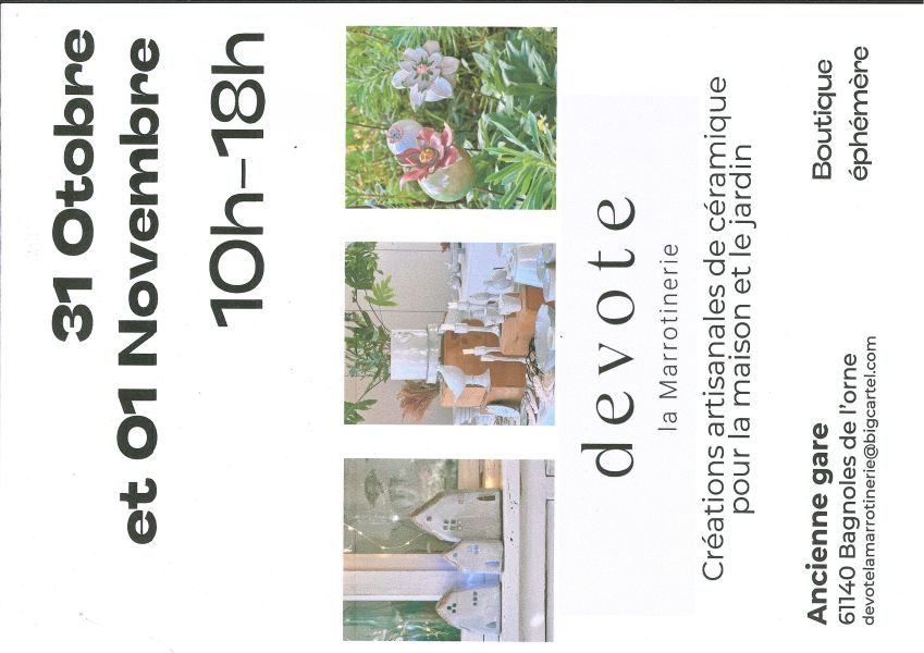 L'atelier Devote : exposition et vente d'objets en céramique