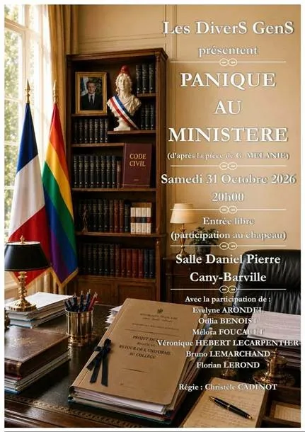 Théâtre "panique au ministère" des Divers gens"