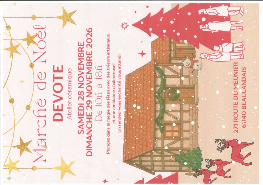 L'atelier Devote : marché de Noël