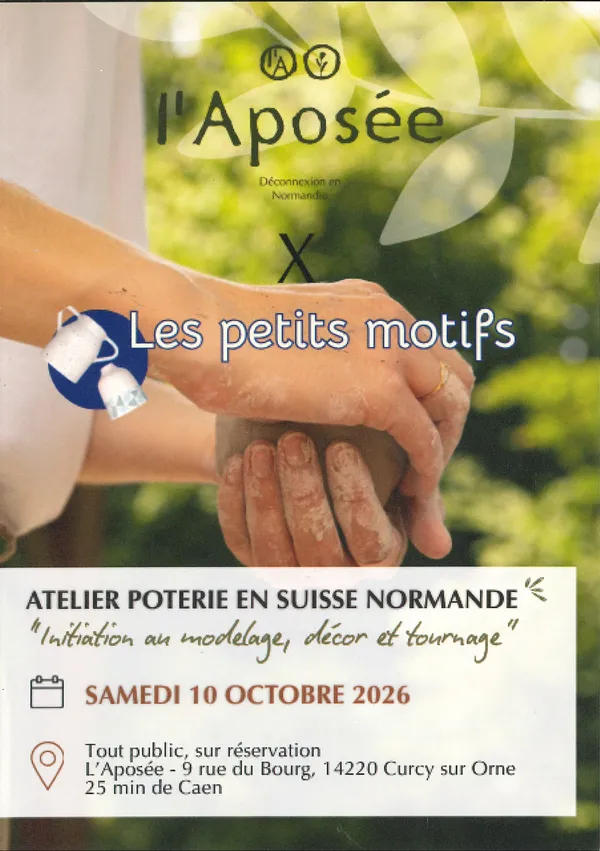 Atelier poterie en Suisse Normande