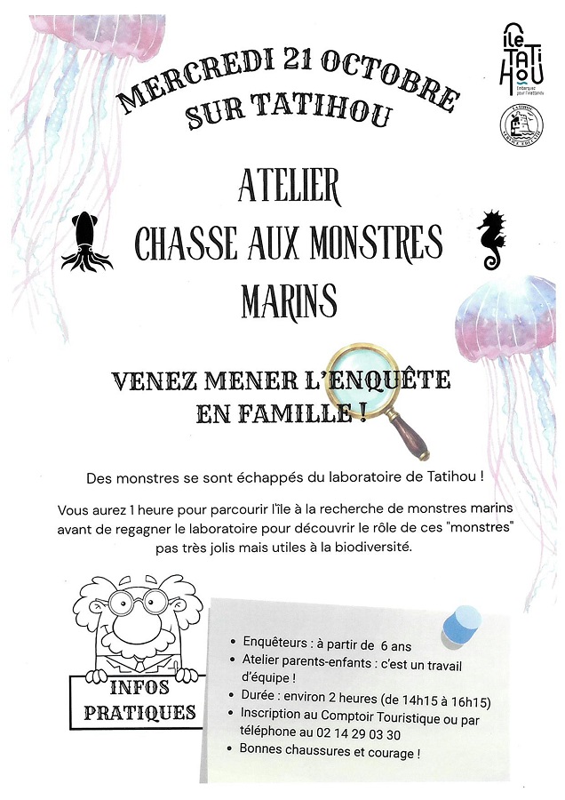 Atelier : chasse aux monstres marins