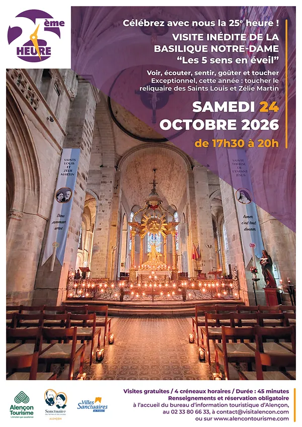 Visite inédite de la Basilique Notre-Dame, les 5 sens en éveil