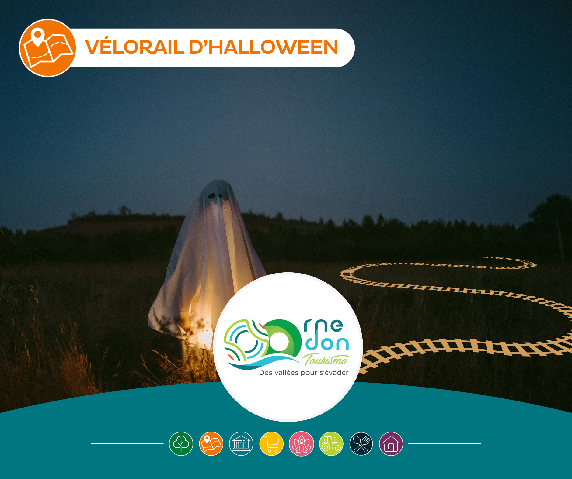 Vélorail d'Halloween