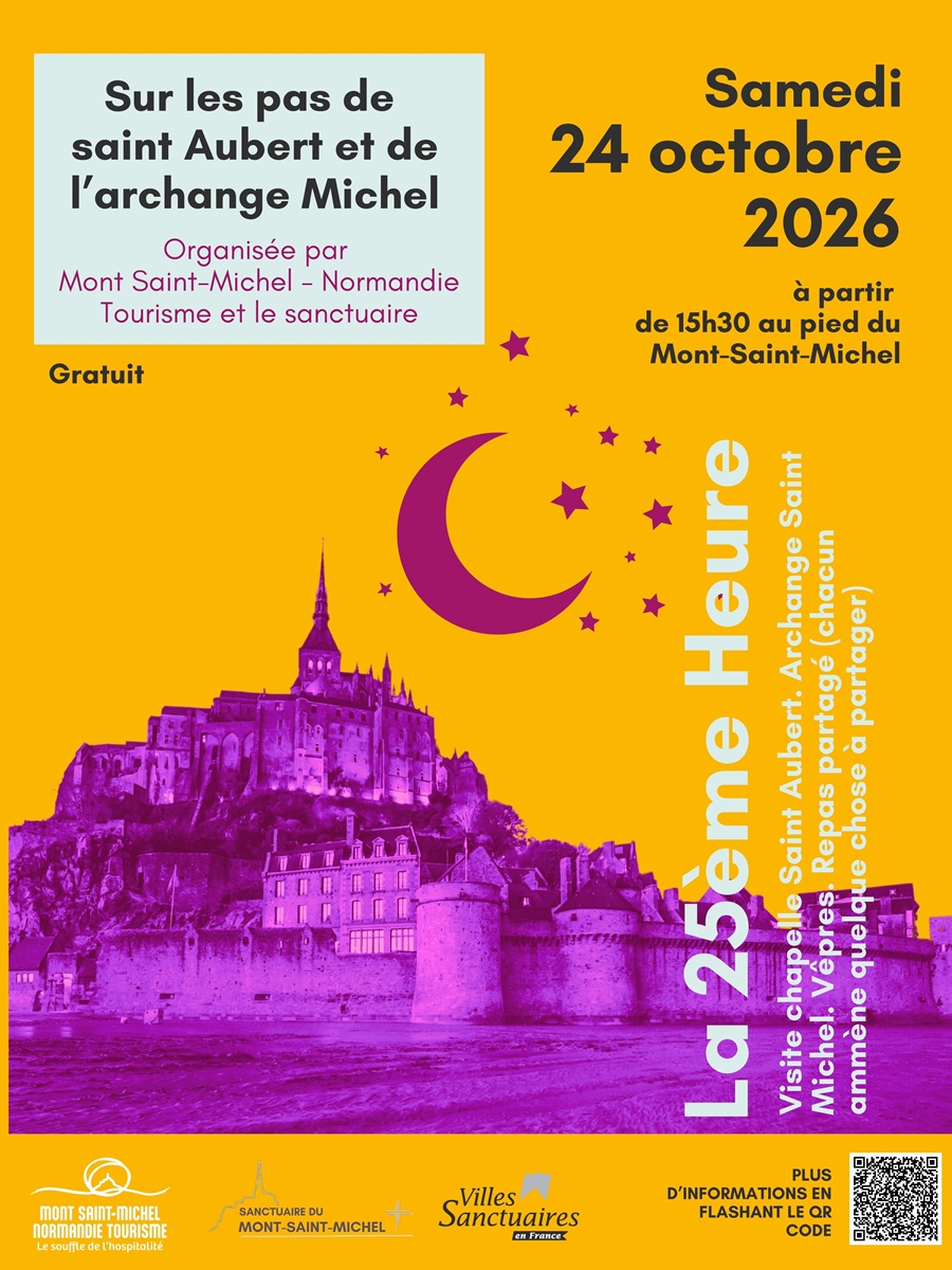 La 25e Heure "Sur les pas de saint Aubert et de l’archange Michel"