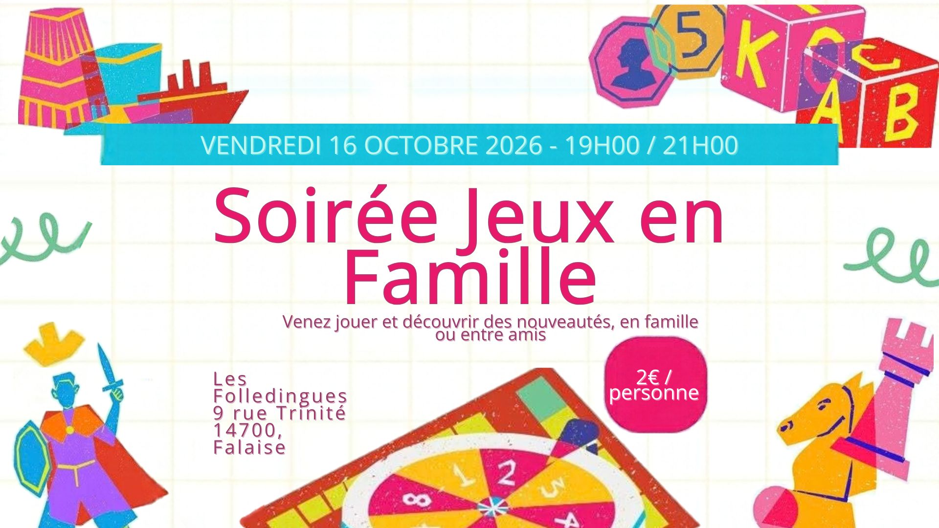 Soirée jeux en famille