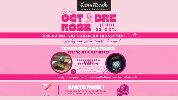 Soirée Octobre Rose