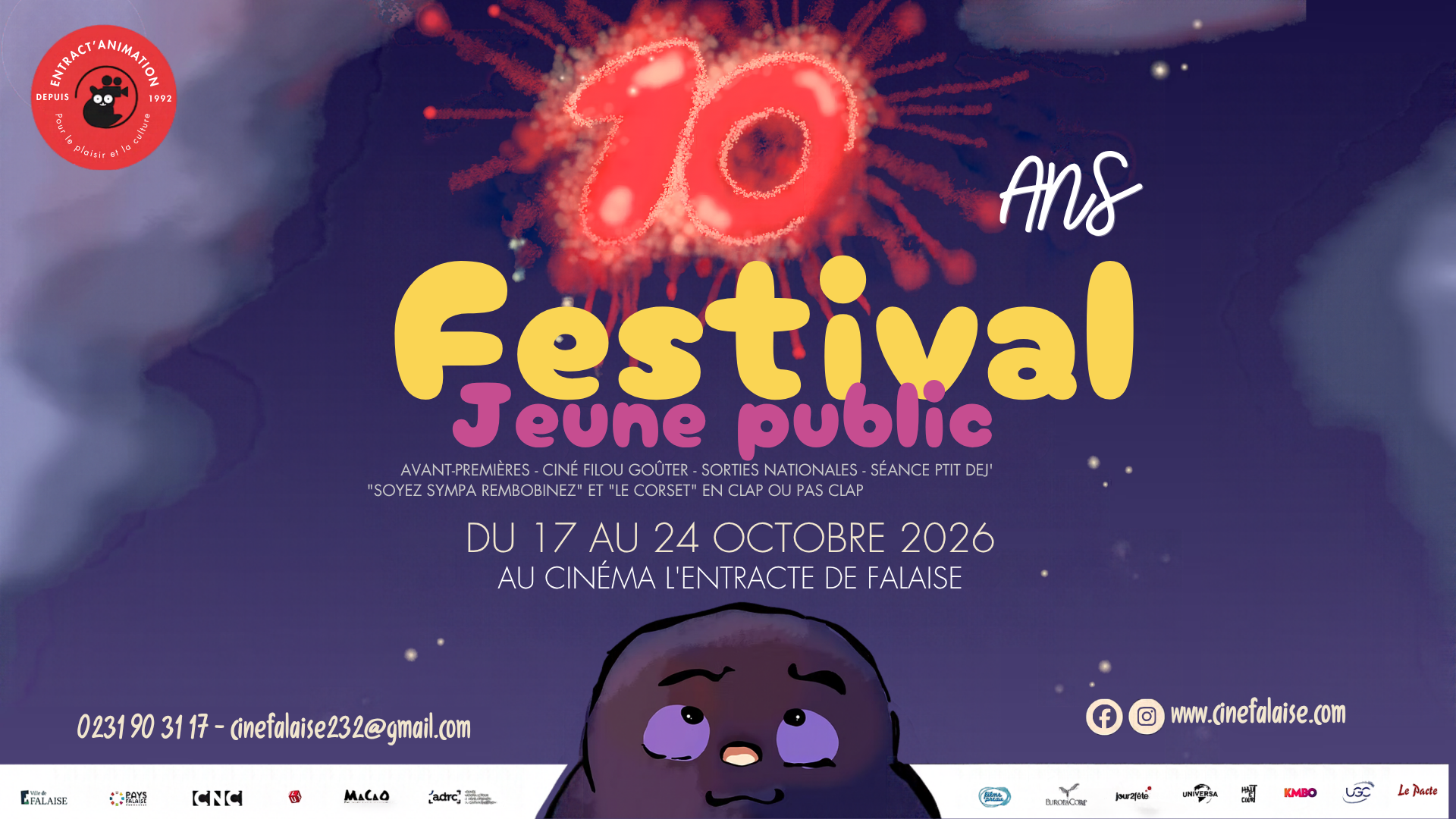 10 ans du Festival Jeune public au cinéma l'Entracte