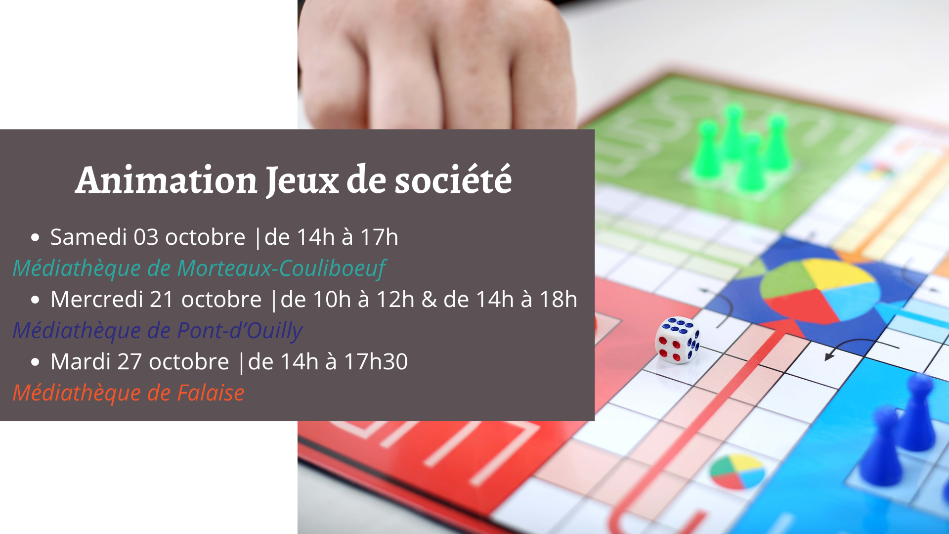 Animation jeux de société