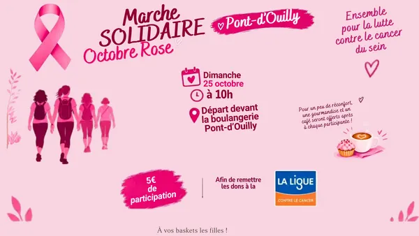 Marche solidaire pour Octobre Rose